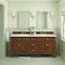 James Martin Vanities 72''Double Vanity, Mid-Century Walnut w/ 3 CM Lime Delight Quartz Top 424-V72-WLT-3LDL - alternate 6
